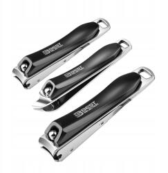 Bestselection Univerzális fekete, tartós acél Fogó és körömvágó készlet (CĄŻKI I OBCINACZ zestaw do paznokci uniwersal)