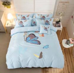  Pamut ágyneműhuzat Repülő Pillangók kék