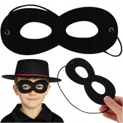 Korbi Szemmaszk Gumiszalaggal Zorro Vámpír Jelmez Halloween Farsang Fekete (Korbi MASKA NA OCZY DO STROJU WAMPIRA OPASKA)
