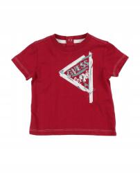 GUESS Piros Logós Póló (3-6M) (590382)