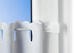 ESTAdeco Mini Irigy Hónaljmirigy Függönykarnis fúrás nélkül 0-150 CM Fehér (MINI KARNISZ BIAŁY EASYHOLDER 0-150 CM)