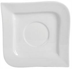 Ambition Csészealj 14×14 cm Ambition Hullám fehér 61225 (61225)