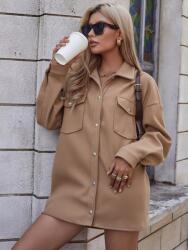 Shein LC24110 Shein Barna Női Kabát M