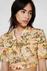 Nasty Gal Többszínű Felső Gallér Minta (36) (469996)