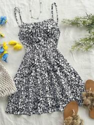 Shein IC52203 Shein Lány Ruha Virágmintás Vállpántokkal (40) 146