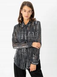 Silvian Heach Mintás, Könnyű Blúz, Size XS, fekete (380282)