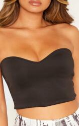 Prettylittlething Fekete Sima Felső (42) (563879)