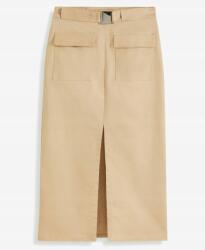 Bonprix 48-AS MIDI Szoknya Dekoratív Övvel