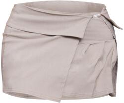 Prettylittlething Szürke Miniszoknya Sima Gombos Klasszikus Trapéz Prettylittlething 38