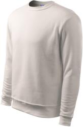 MALFINI Férfi egyenes szabású pamut pulóver Malfini Terry ESSENTIAL406 fehér 2XL (4060017)