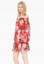 MANGO Ruha Spanyol vállú virágmintás, Size S (595662)