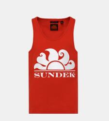  Sundek Piros Póló Nyomott Mintával (6L) (398306)