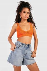 Boohoo Narancssárga Kötött Felső (42) (GZZ56307-152)