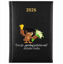 FunnyCase Naptár A5 2026 Pedagógusnapi határidőnapló A szavaid csodákat tesznek (Kalendarz Czarny Twoje Słowa Działają Cuda)