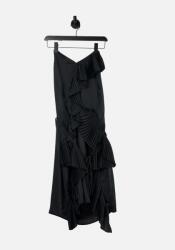 Silvian Heach Fekete Plisszírozott Ruha (L) (459749)