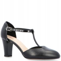 Kotyl Női tánccipő Kotyl 7063 Fekete Lico 41 (KOTYL 7063 CZARNY LICO+CZARNY LAKIER)