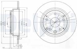 DELPHI Tarcza Ham. Honda Accord Vii 03- (bg4095)