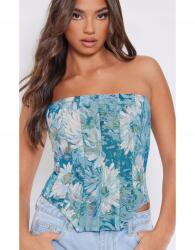 Prettylittlething Fűzős Felső Minta (38) (564331)