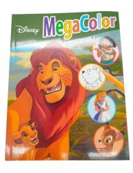 Boek Specials Nederland B. V Disney Megacoor kifestőkönyv matricák. 128 kép Ajándék (400323)
