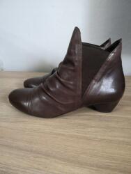 Think Think! Barna bőr bakancs, Size 39 (243TR)
