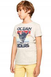 Pepe Jeans Szürke Melírozott Póló Nyomtatással (8L) (594368)