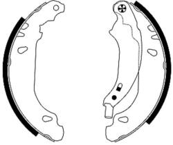 Textar 91053800 fékpofák készlet