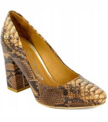 Prestige Cipő 2032 S-178, barna kígyó, Size 37 (2032 S-178)