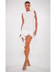 Prettylittlething Krémszínű Cipzáras Ruha (42) (564420)