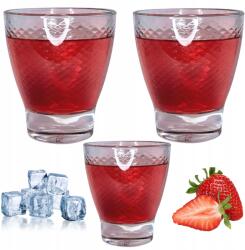  3 Darabos Pohár Készlet 290ML Űrtartalommal Italokhoz, Vízhez, Drinkhez, Léhez Sláger (10756027003)