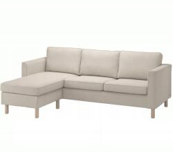 IKEA Parup 3 személyes kanapé huzat, sezlonnal/Gunnared bézs (604.939.90)