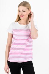 Tom Tailor Fehér Csíkos Póló (M) (590433)