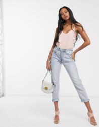  Női Blúz Rózsaszín Laza Basic 36-OS