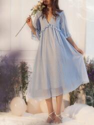 Shein XC26104 Shein Kék Polkapöttyös Ruha (39) 44