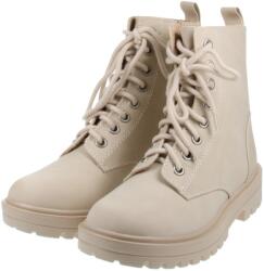 Shein Női Bézs Cipzáras Bokacsizma Klasszikus 37-ES (23423)