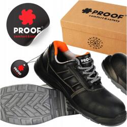 ProofSafety Férfi Munkavédelmi Bakancs S3L Könnyű Munkavédelmi Bőr Lico 42-ES Méret (BUTY męskie ROBOCZE CLAS-X10 - 42)