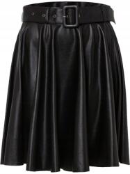 Bonprix 48-AS Műbőr Szoknya Övvel