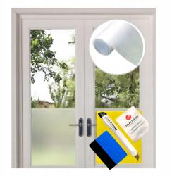  Tejfólia matt üvegre ablakra 50x100 Védelem és adatvédelem (FOLIA OKIENNA MLECZNA MATOWA MROŻONA)