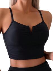 Shein Fürdőruha Felső Fekete 42 XL__XL