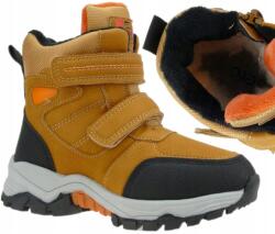 Gelteo Tépőzáras, bélelt téli bakancs 26 P5-189 (A207BROWNCH1)