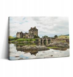Wallfluent Fotó Kép Canvas Könnyű Összeszerelés Edzőterembe Eilean Donan kastély Skóciában (010030010150000075645)