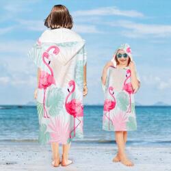 Textilomanie Családi szett 2 db-os Flamingo strandtörölköző, színes (OSU/PON/FLA/ROD/SET)