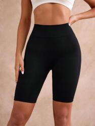 Shein FC13302 Shein Kerékpáros Leggings Fekete Magas Derekú (37) M