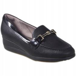  Piccadilly Fekete Bújós Mokaszin, Size 37 (383058)