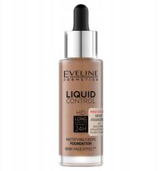 Eveline Cosmetics Liquid Control Hd mattító alapozó archoz niacinamiddal (5903416063155)