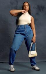 Prettylittlething Kék Cipzáras Farmernadrág (50) (564714)