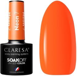 Claresa Hibrid lakk Neon 7 5G Claresa Neon narancssárga Nagy tartósság