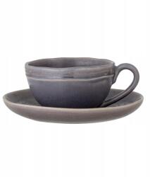 Bloomingville Raben Kávéscsésze csészealjjal 180 ml 2 db Szürke (82050119)