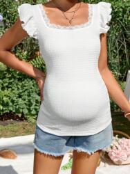 Shein Fehér Texturált Blúz (L) (587459)