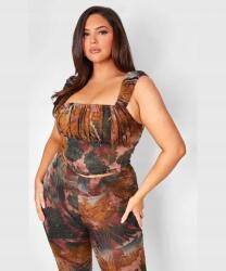 Prettylittlething Rövid Vállpántos Felső Minta (50) (563676)