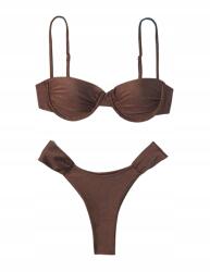 Shein Fürdőruha Kétrészes Barna Felső 38 M Alsó 36 S__s/m